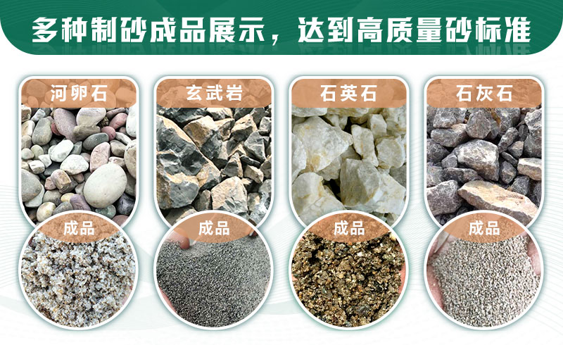 什么樣的石頭適合制砂？制沙生產(chǎn)線如何配置？