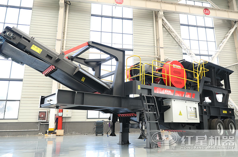 顎式移動礦石破碎機(jī)圖片