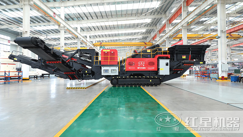 履帶移動破碎機(jī)，履帶行走遙控操作